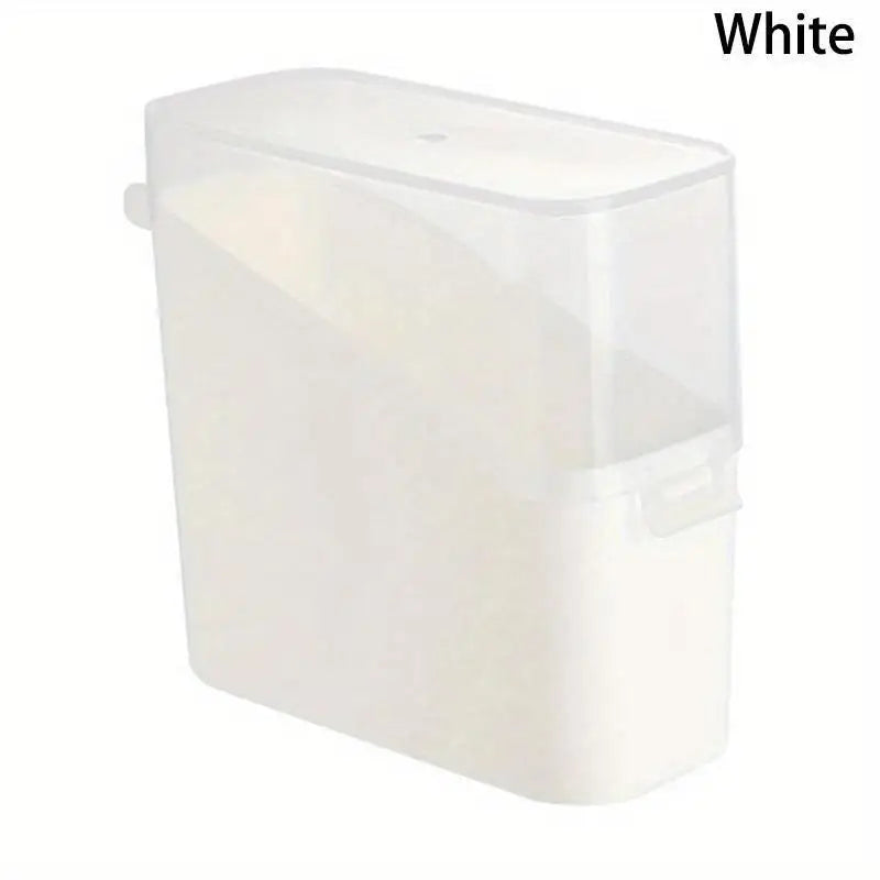 Cheese & Butter Slice Storage Box – Fridge Keeper Container Food Storage Container Qme White