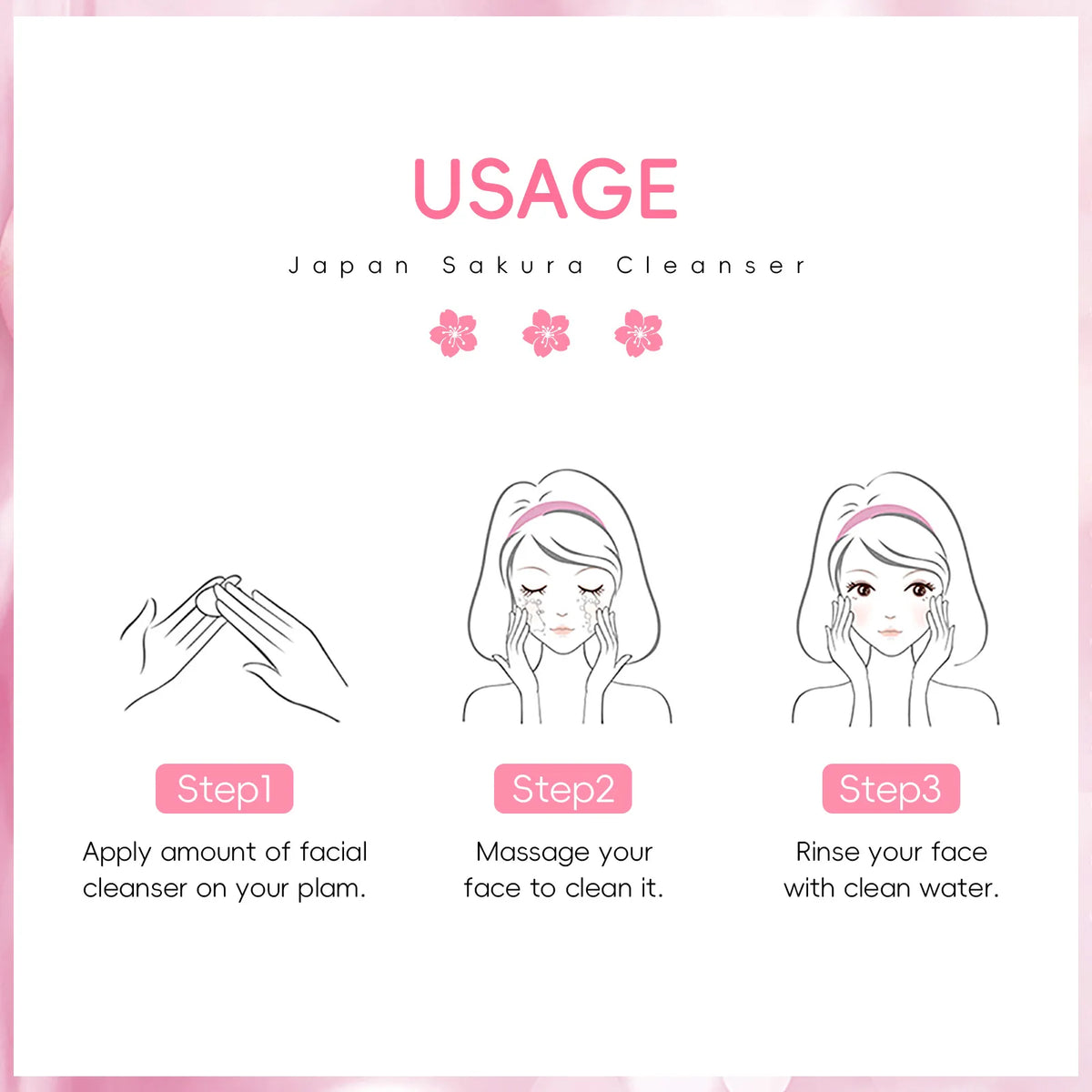 Sakura Facial Cleanser – Oil Control, Pore Cleanse & Moisture Facial Cleanser Qme