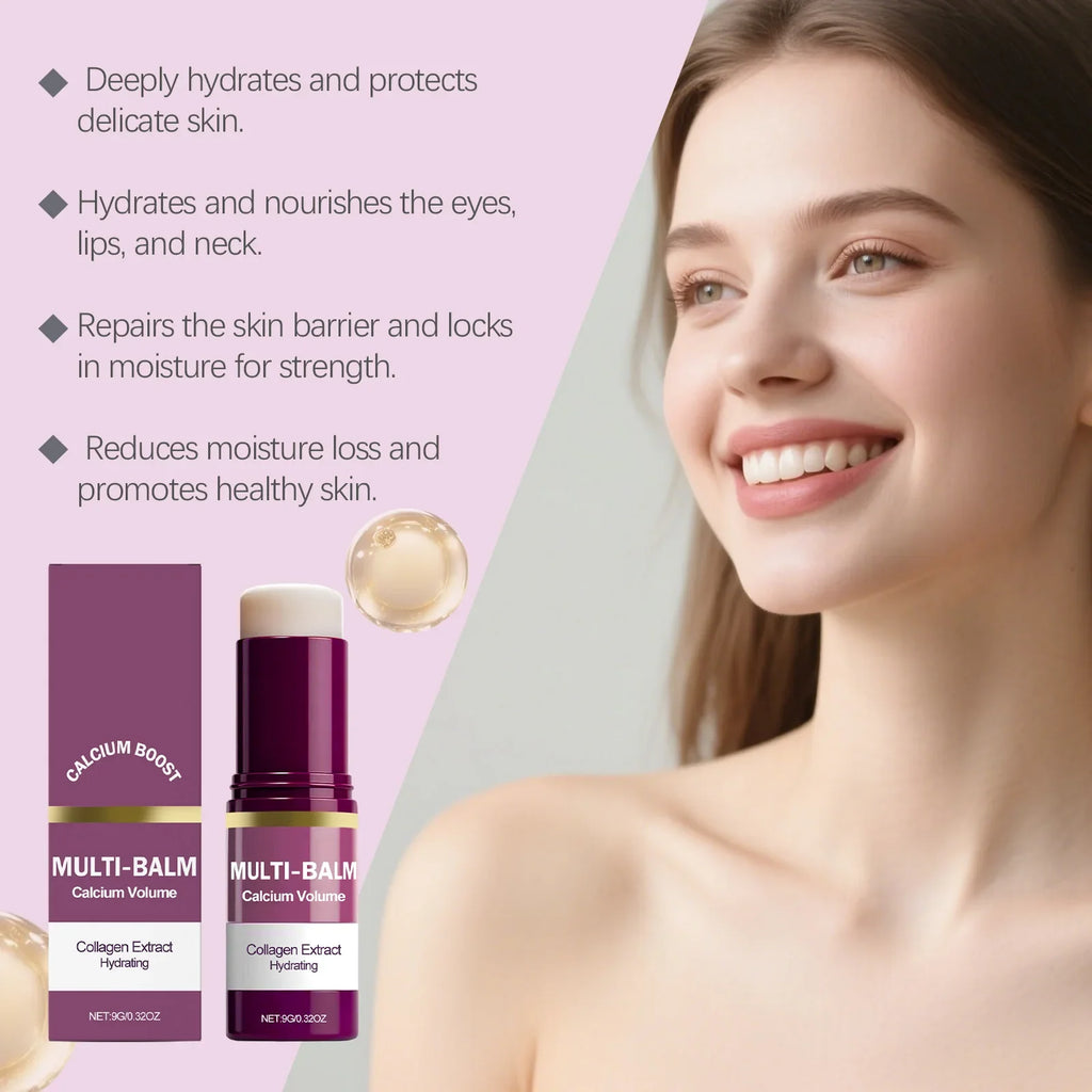 Multi Balm Calcium Collagen Firming Hydrating Skin Stick Firming Balm Stick Qme