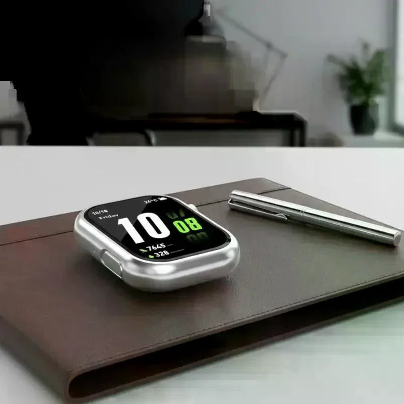 TPU Watch Case for Rossini 2i – Full Coverage Plated Finish Smartwatch Case Qme