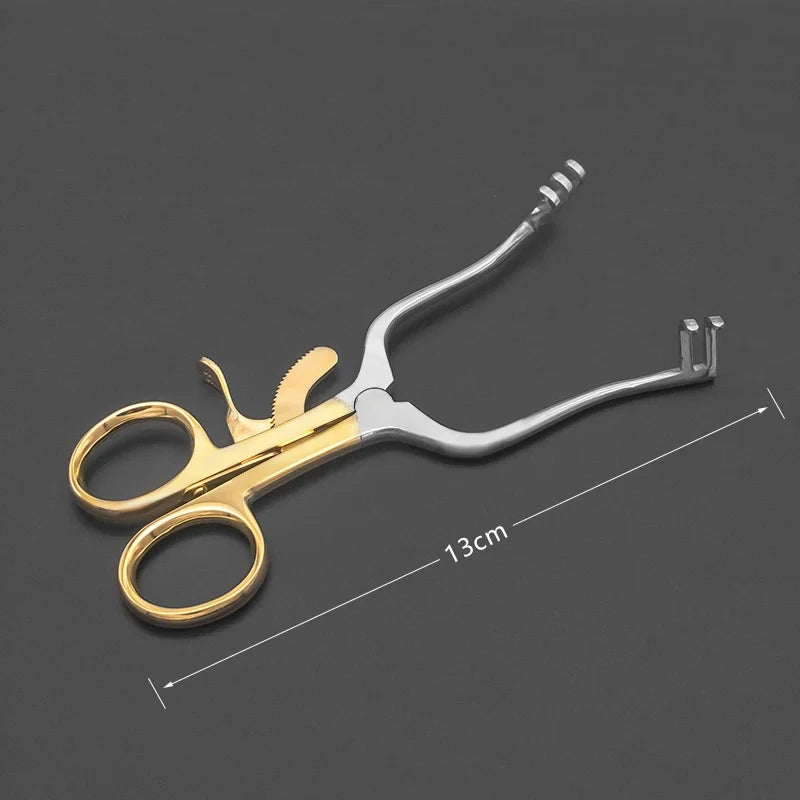 Titanium Steel Mastoid Skin Retractor – Adjustable Multi-Hook Surgical Retractor Qme