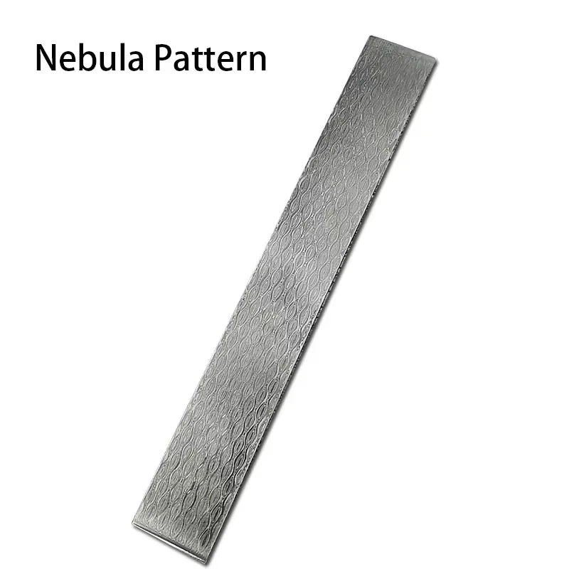 Damascus Steel Knife Billet 200x30x3mm – DIY Blade Making Bar Knife Making Billet Qst Nebula 200x30x3mm