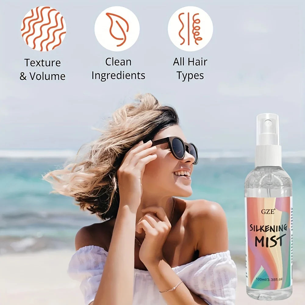 GZE Silk Therapy Hair Silkening Spray – Thermal Shield Hair Silkening Spray Qme