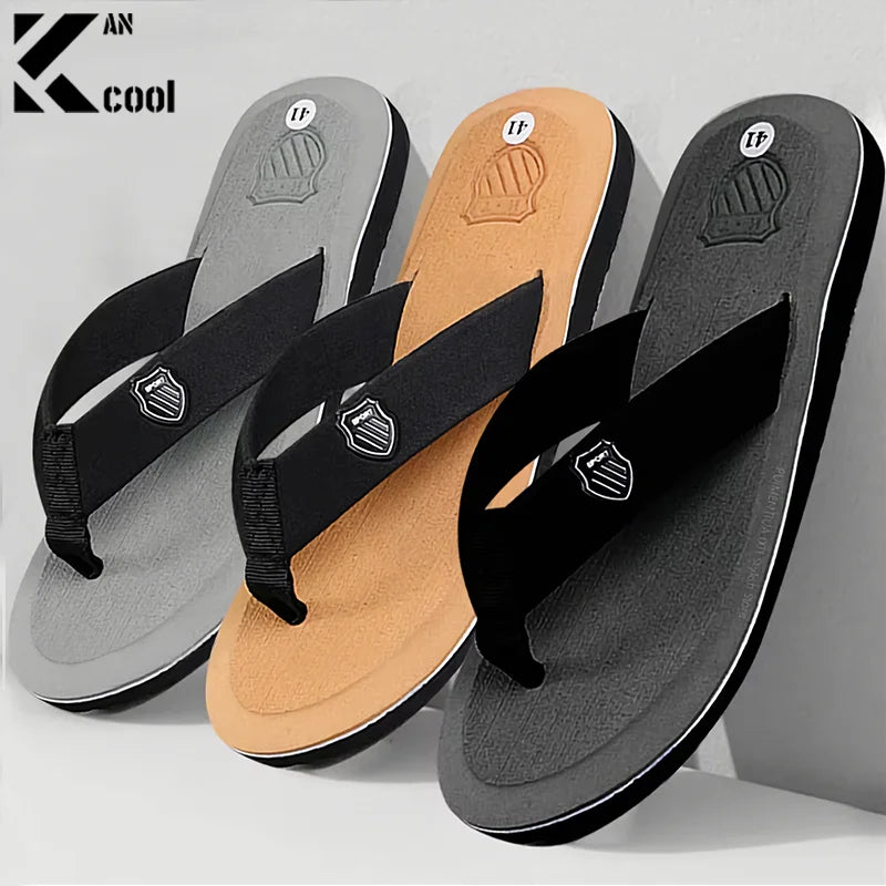 Men's Non-Slip EVA Flip Flops – Summer Beach Sandals Men's Flip Flops Qme