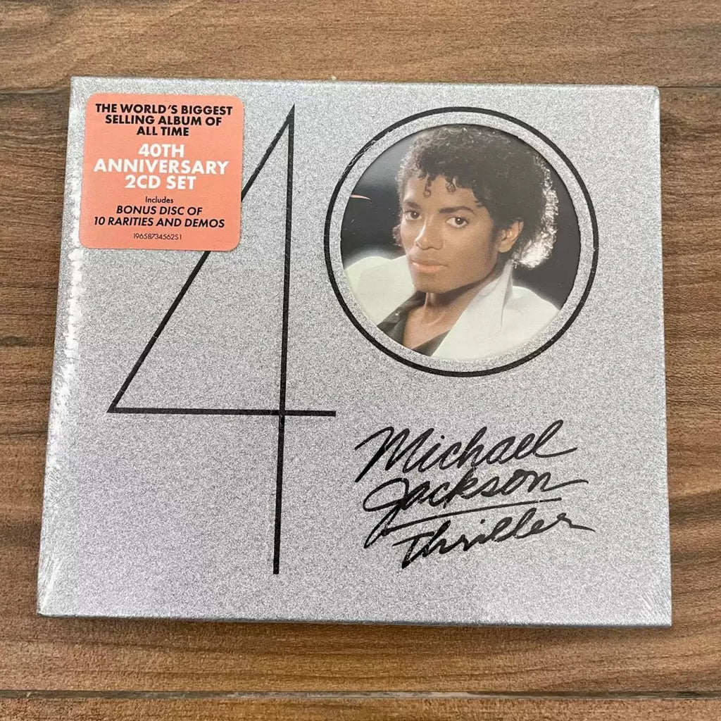 Thriller 40th Anniversary Limited Edition CD – Glitter Foil Collector's CD Album Qme Glitter Edition