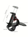 Clip-On Car Phone Holder | Dashboard Navigation Mount Car Phone Mount Qme black