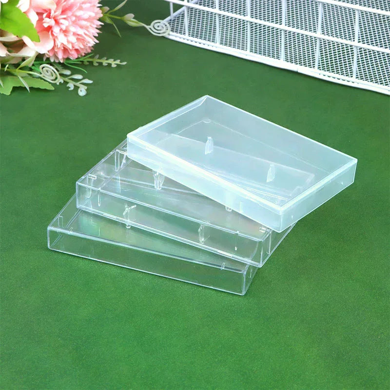 Cassette Tape Transparent Storage Box – Dustproof Clear Case Cassette Storage Case Qme