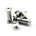 M3.5 T8 Torx Knife Handle Screws – 416 Stainless Steel, 2 Sets Knife Handle Screws Qst Silver 6MM-6-2pcs