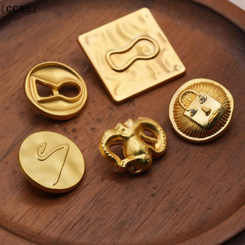 Vintage Metal Decorative Buttons – Eye & Heart DIY Craft Decorative Buttons Qst