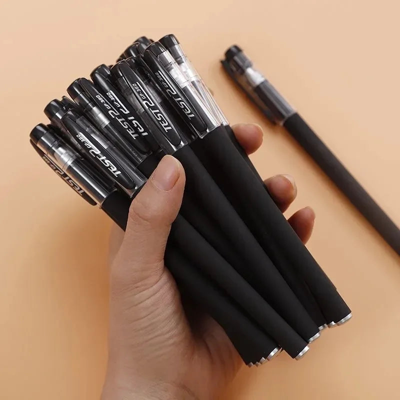 Minimalist Gel Pens 0.5mm Black Blue Red Rollerball – 20 Pack Gel Rollerball Pens Qme
