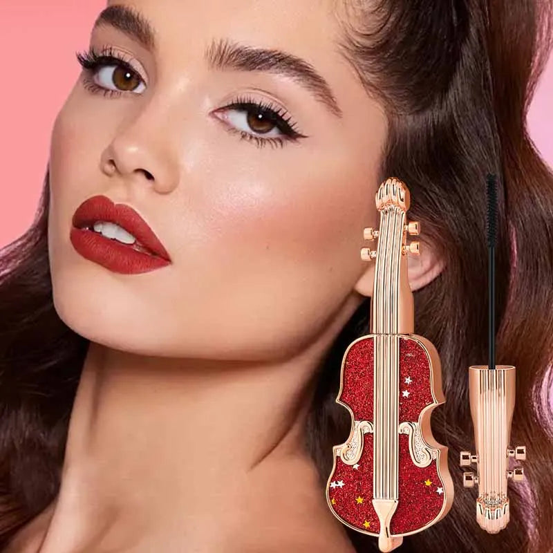 Violin Mascara – Lengthening, Volumizing & Waterproof Black Waterproof Mascara Qme