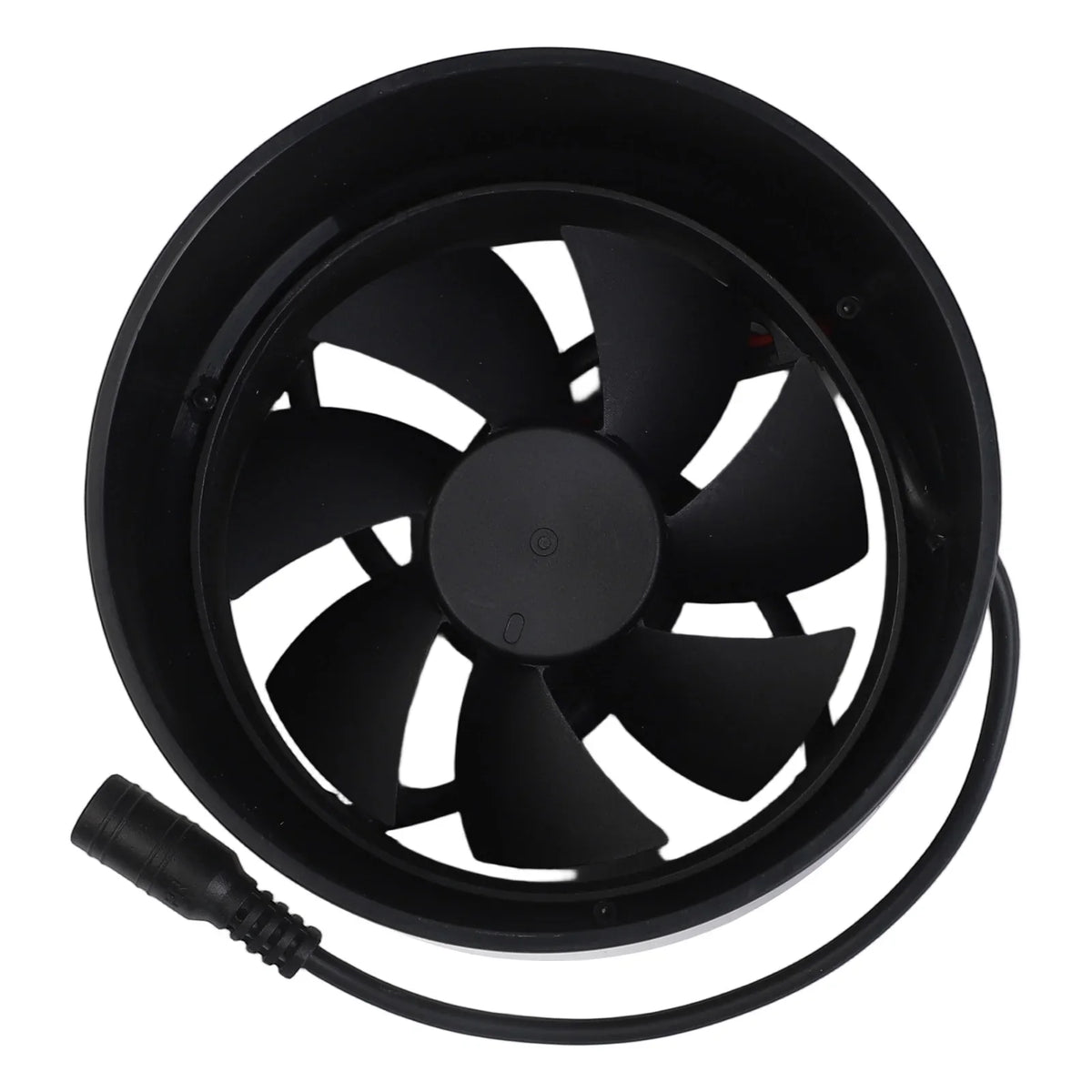 12V Black Duct Fan – Quiet 39dB Exhaust for Indoor & Outdoor Exhaust Duct Fan Qme