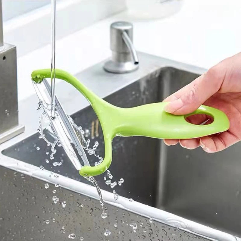Vegetable Slicer & Peeler – Stainless Steel Grater Tool Vegetable Slicer Peeler Qst