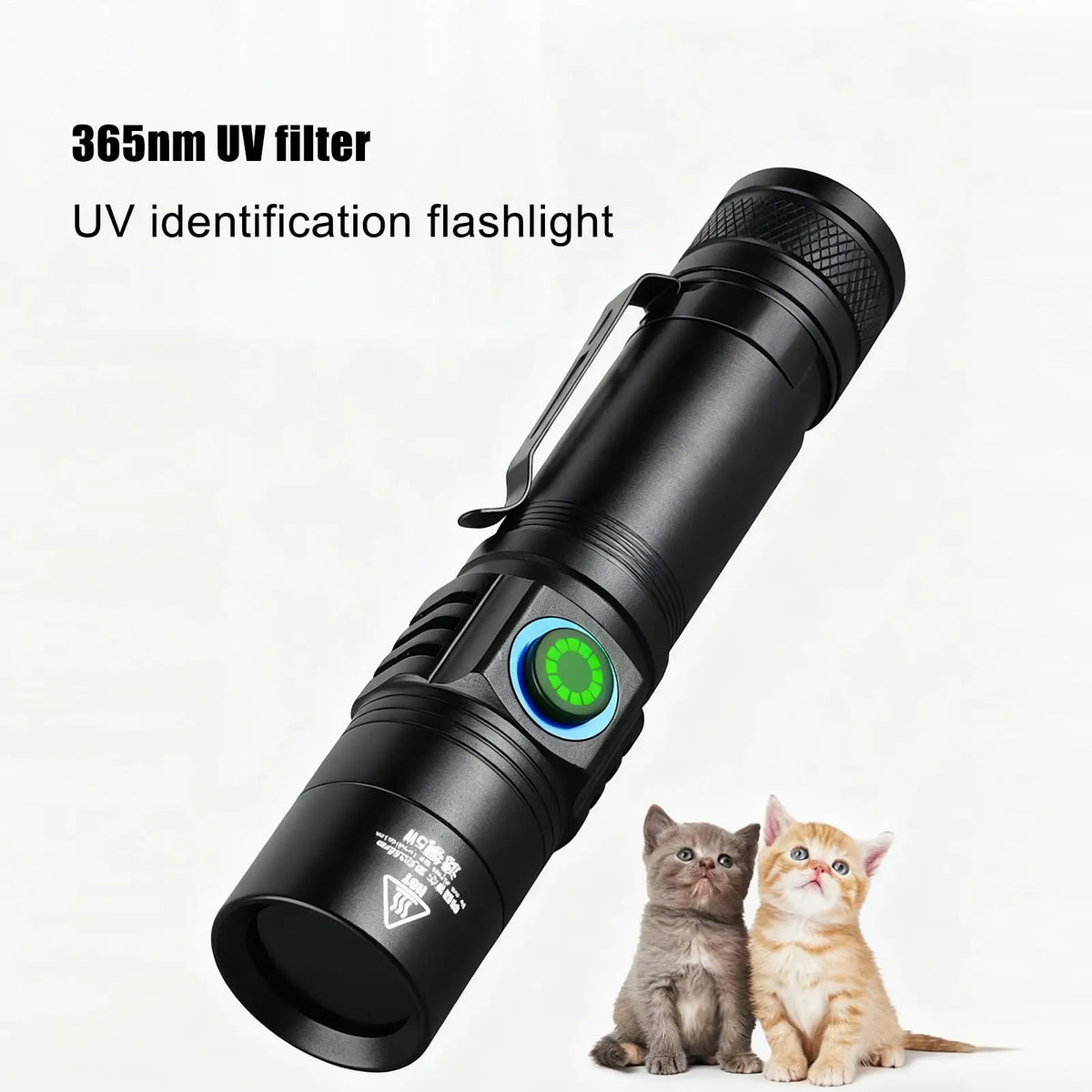 UV Black Light Flashlight – Pet Stain & Urine Detector UV Pet Stain Detector Qme