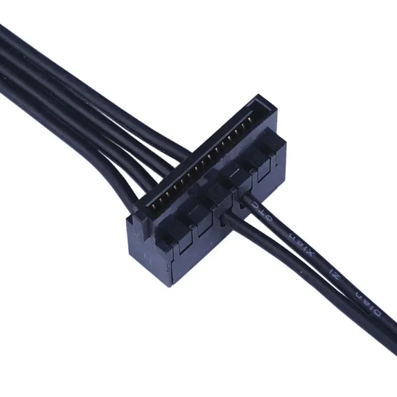 Mini 4-Pin to Dual SATA Power Cable for Lenovo Motherboard PC Power Adapter Cable Qme