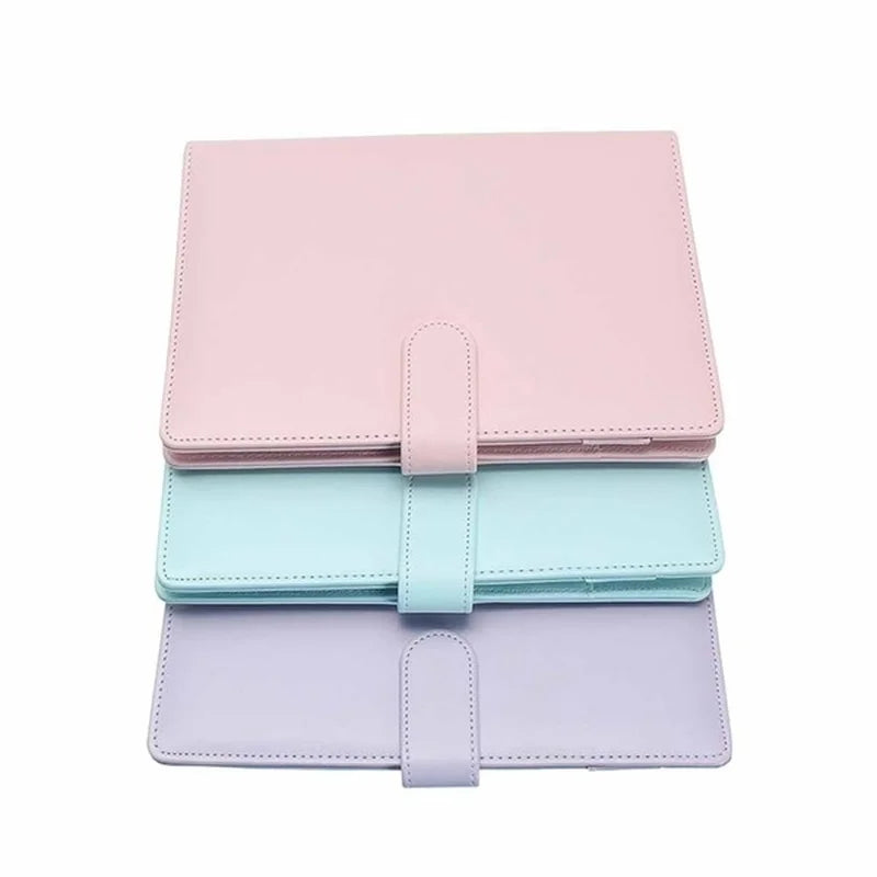 Vintage Refillable Leather Ring Binder Notebook Cover Ring Binder Notebook Qme