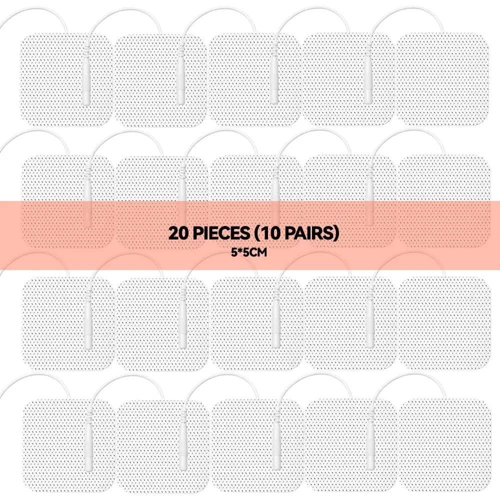 TENS EMS Electrode Pads – Self-Adhesive Replacement Patches Electrode Replacement Pads Qst S 20PCS
