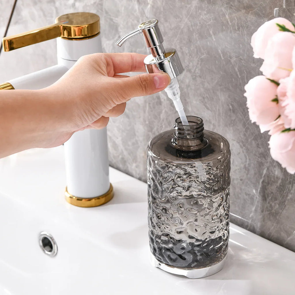 2-Piece Foaming Travel Dispenser Bottles | Press Pump Set Foaming Dispenser Bottle Qme