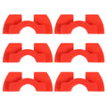 Electric Scooter Front Fork Rubber Vibration Damper Pads 3pcs Scooter Damper Pad Qme 6PCS Red