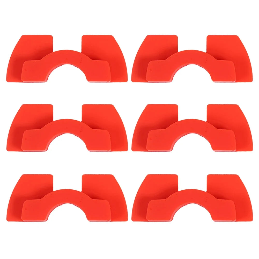 Electric Scooter Front Fork Rubber Vibration Damper Pads 3pcs Scooter Damper Pad Qme 6PCS Red