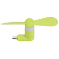 DECDEAL Mini USB Fan for Android OTG – Ultra Quiet Portable Mini USB Fan Qst green