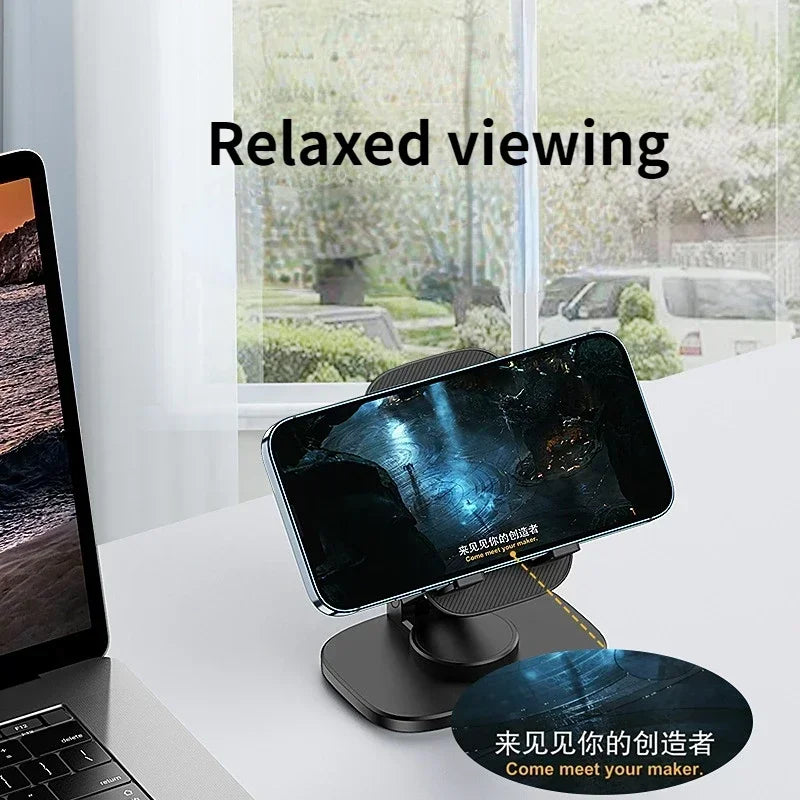 360° Rotating Folding Phone & Tablet Stand – Universal Desk Mount Phone Tablet Stand Qme