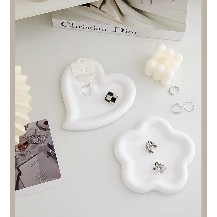 T-Shape Cloud Jewelry Tray Organizer for Rings & Earrings Jewelry Display Tray Qme