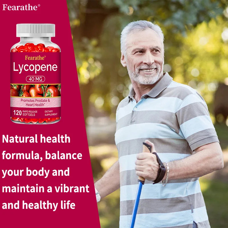 VITALXTRA Lycopene 40mg Softgels – Antioxidant & Immune Support Antioxidant Supplement Qst