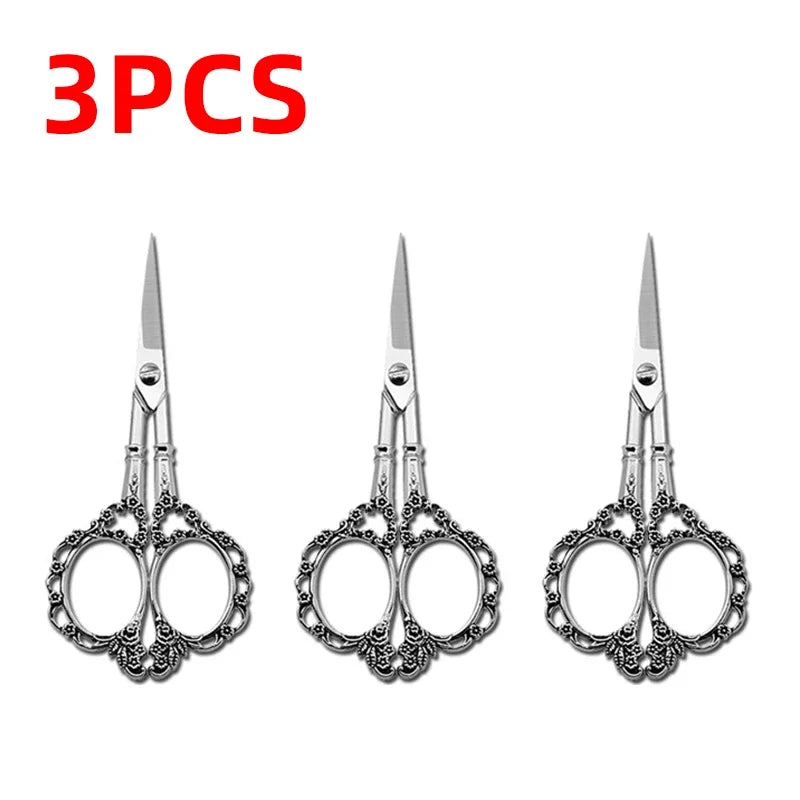 Retro Stainless Steel Tailor Scissors – Fabric Sewing Shears Tailor Scissors Qst C Scissor 3pcs