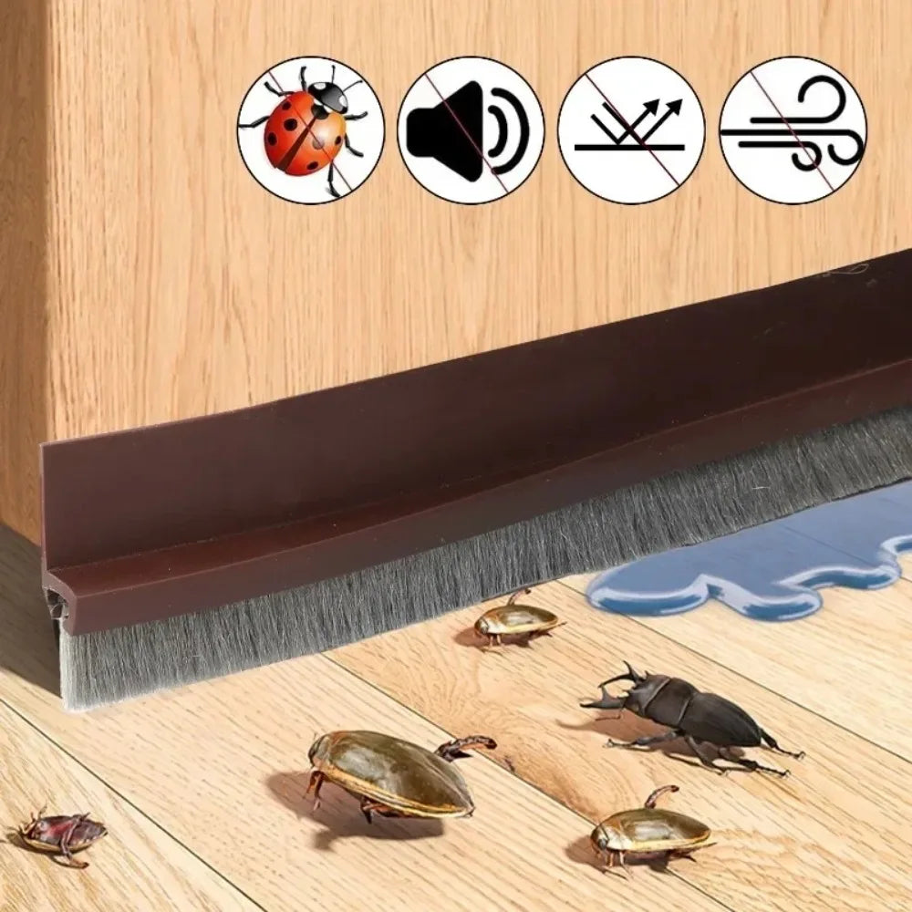 Self-Adhesive Door Bottom Seal Strip | Draft & Insect Guard Door Seal Strip Qme