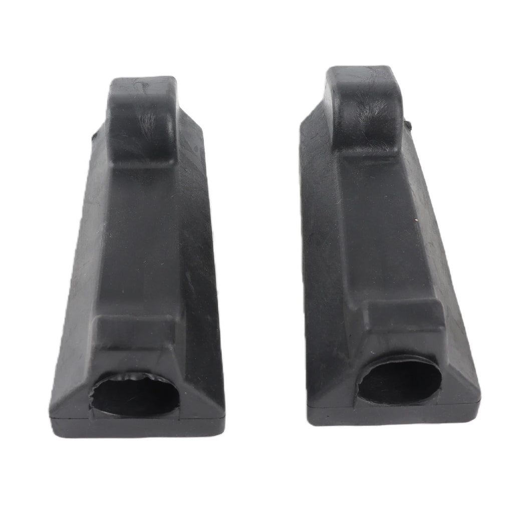 Rubber Front Foot Pegs for Yamaha YBR 125 – 1 Pair Motorcycle Foot Pegs Qst black