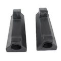 Rubber Front Foot Pegs for Yamaha YBR 125 – 1 Pair Motorcycle Foot Pegs Qst black