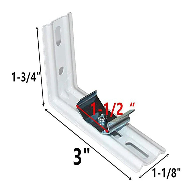 Metal Vertical Blind Bracket Clips – Roller Shutter Holder Blind Bracket Clip Qme