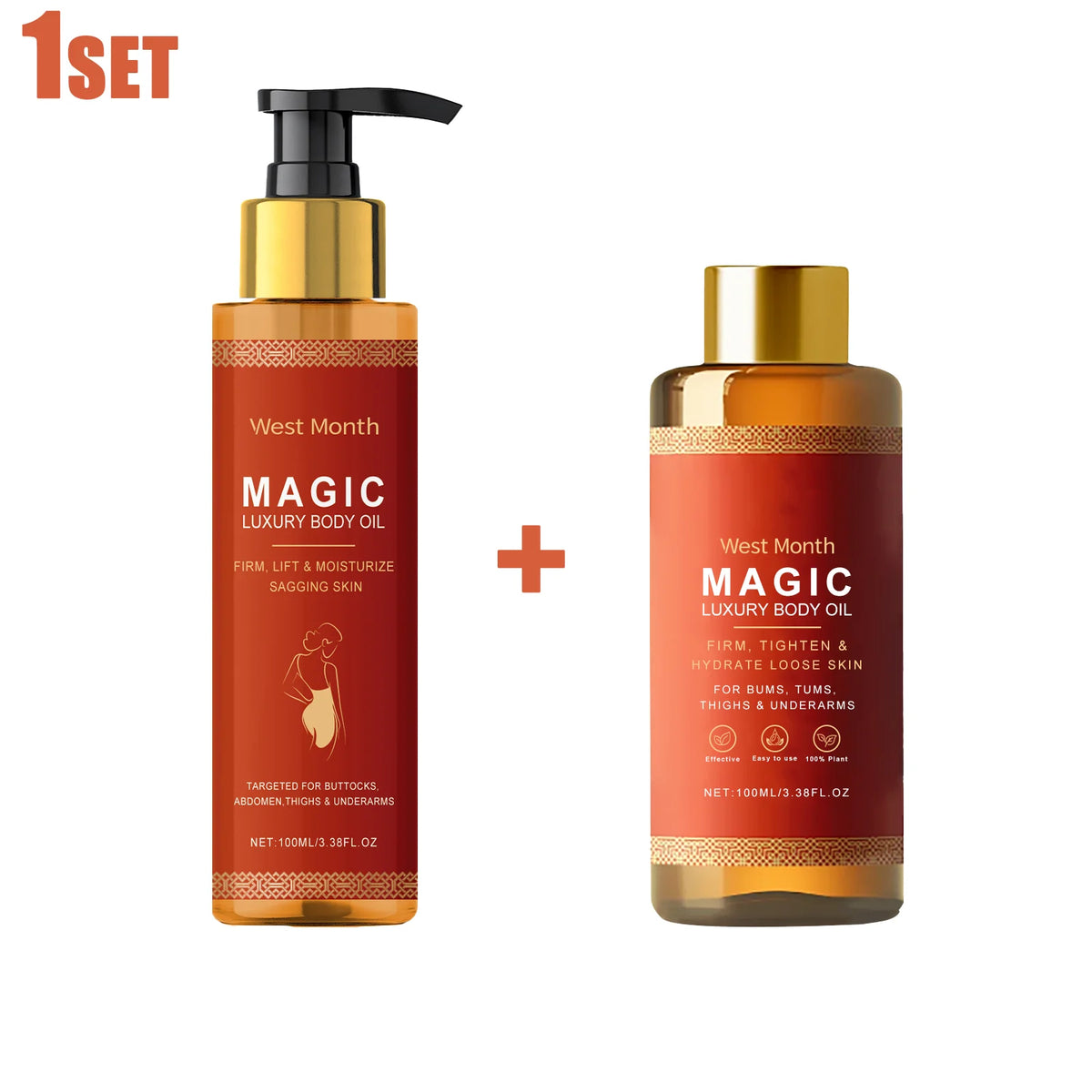 WESTMONTH Magic Luxury Body Oil – Firming & Moisturizing Body Nourishing Oil Qst WHITE