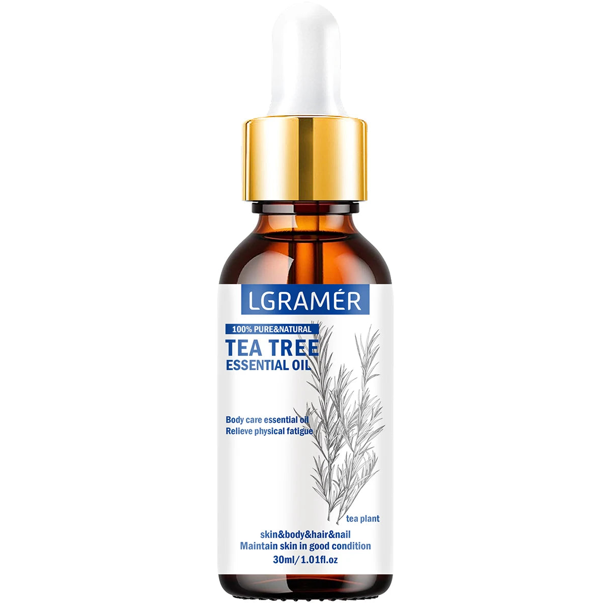 YOUNGCOME 30ml Pure Tea Tree Essential Oil for Aromatherapy Essential Oil Qst 30ml 30ml
