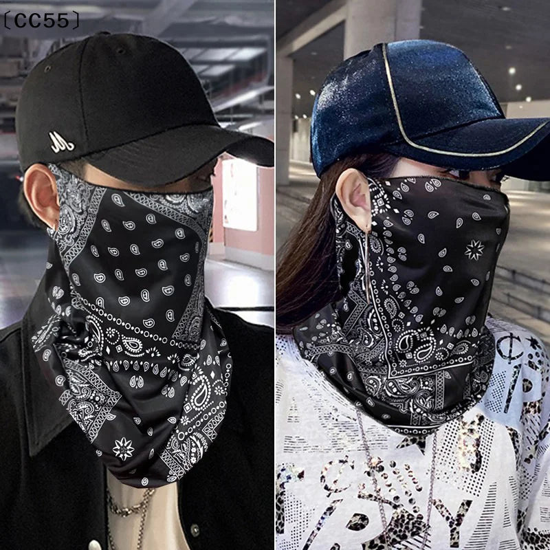 Punk UV Face Neck Mask – Outdoor Sports Cycling Bandana UV Neck Gaiter Qst