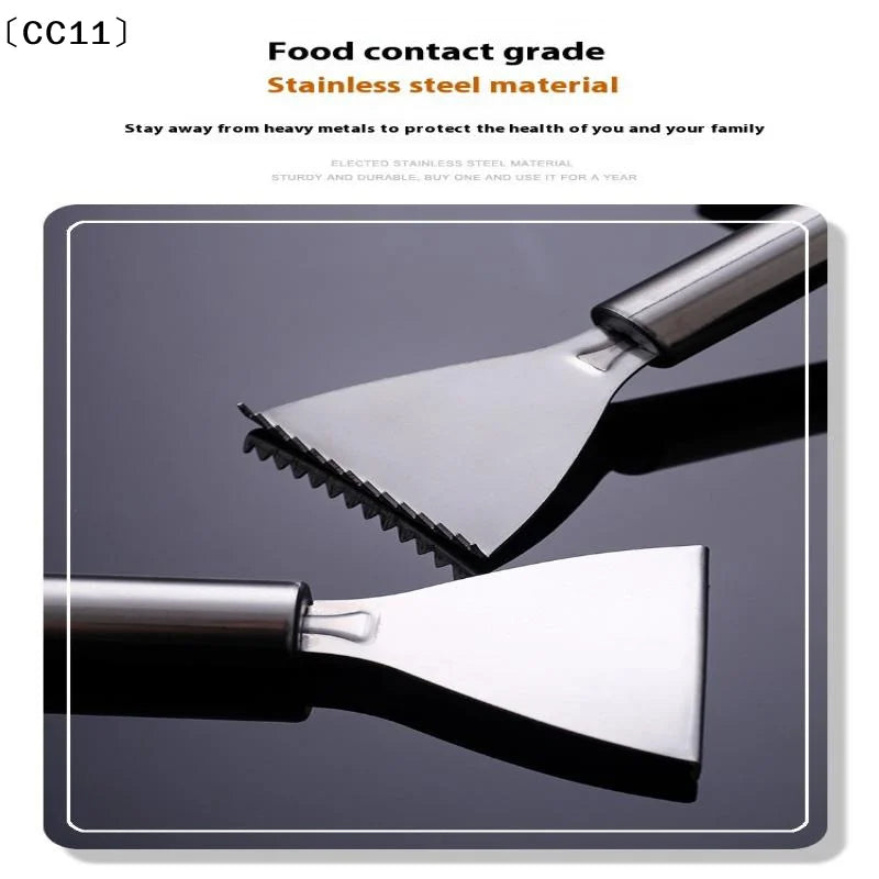 Stainless Steel Fish Scale Scraper & Bone Tweezers Tool Fish Scale Scraper Qme