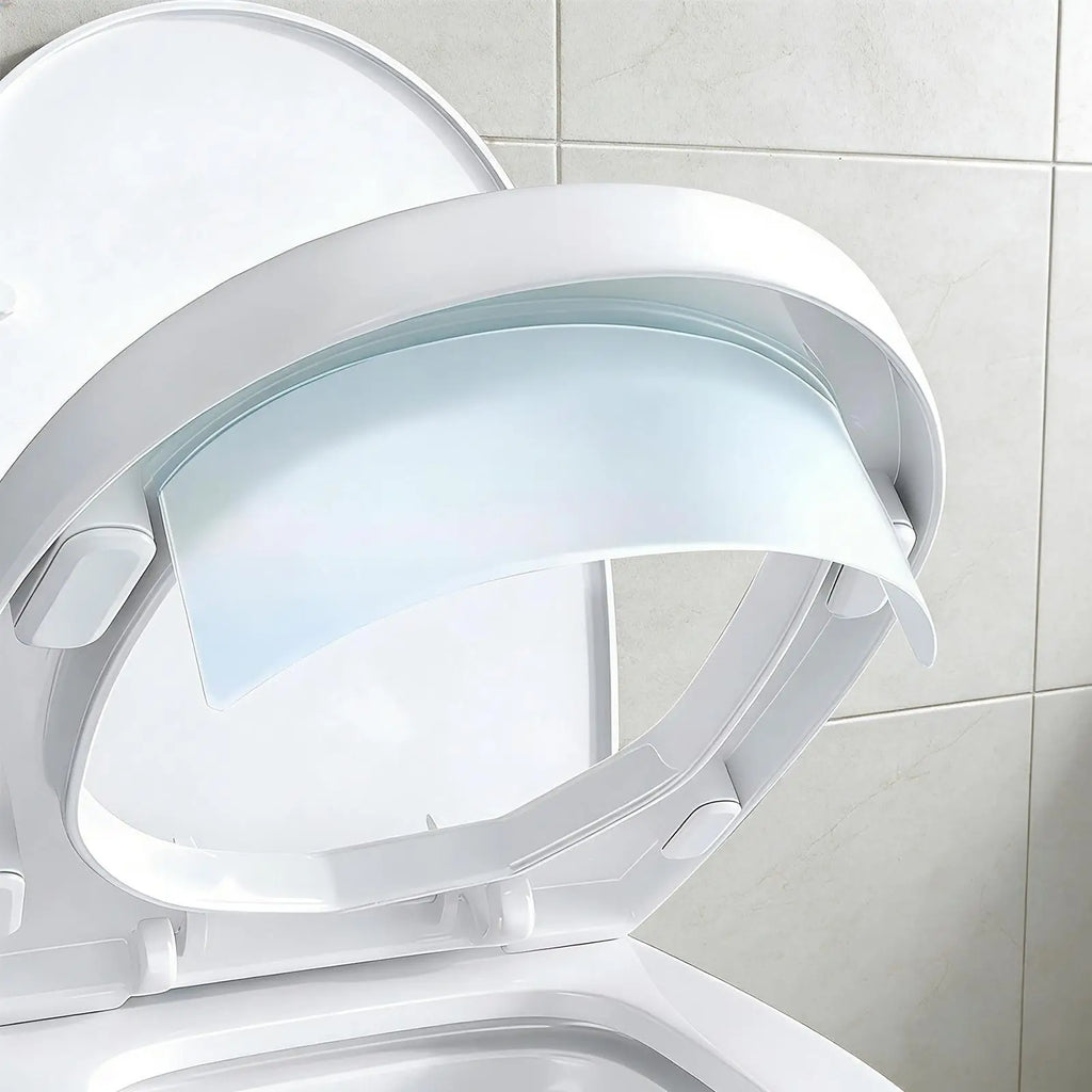 Toilet Seat Urine Splash Guard – 10 Inch Pee Deflector Toilet Splash Guard Qst