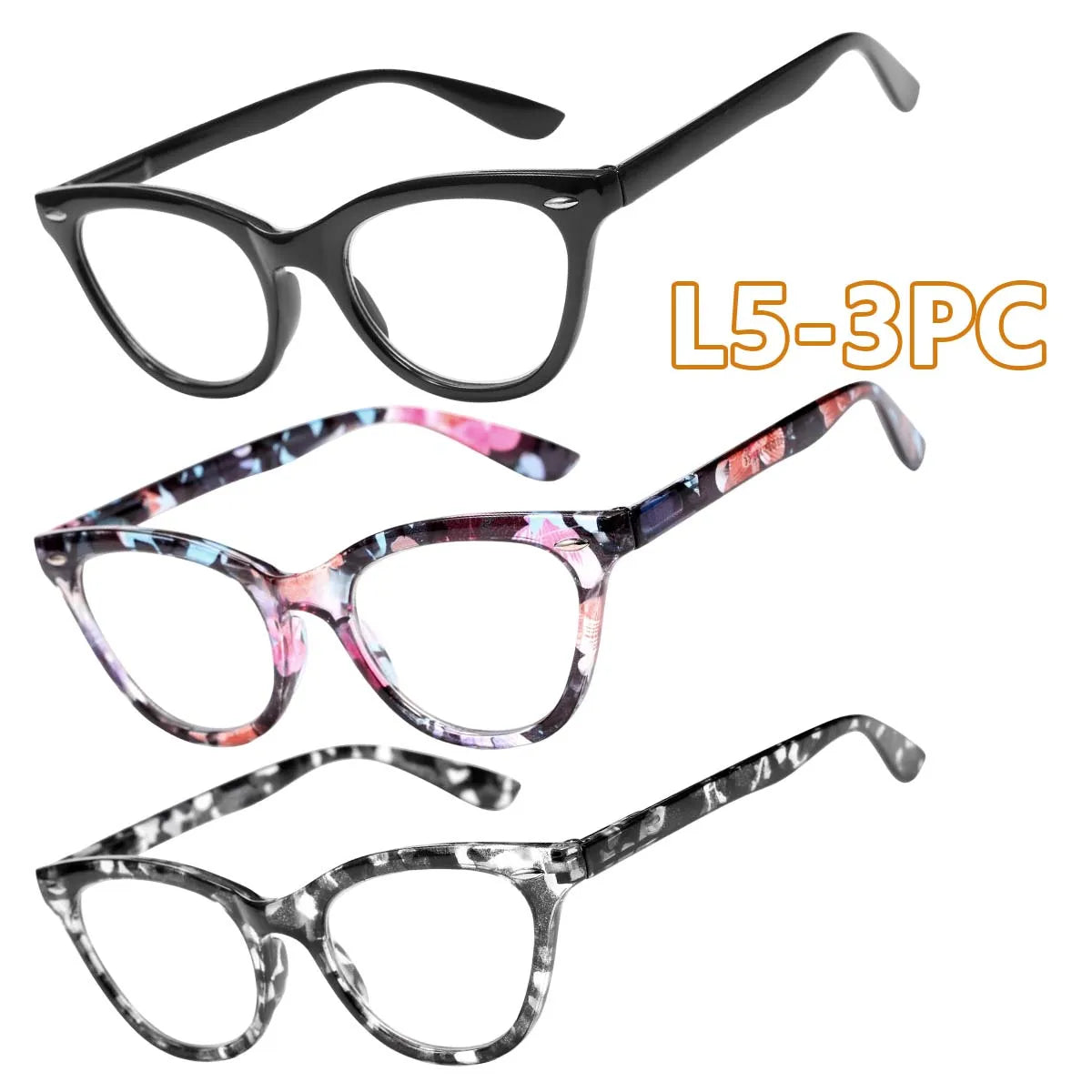 VOPHA Auto-Focus Reading Glasses – Anti-Blue Light Unisex Reading Glasses Qst 3PC-L5