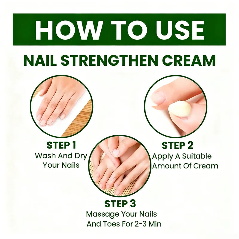 Day & Night Nail Strengthening Cream – Hyaluronic Acid & Urea Nail Strengthening Cream Qme