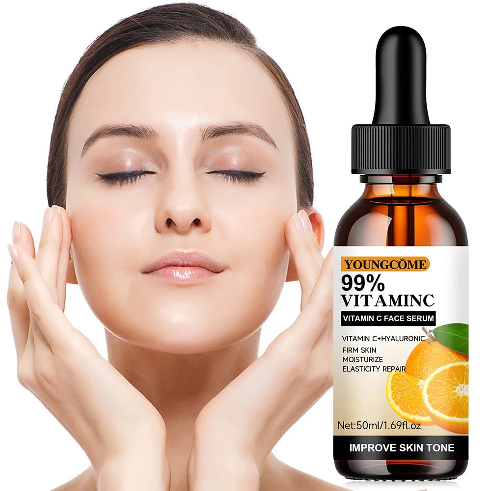 Vitamin C & Hyaluronic Acid Facial Essence Serum | YOUNGCOME Facial Essence Serum Qst