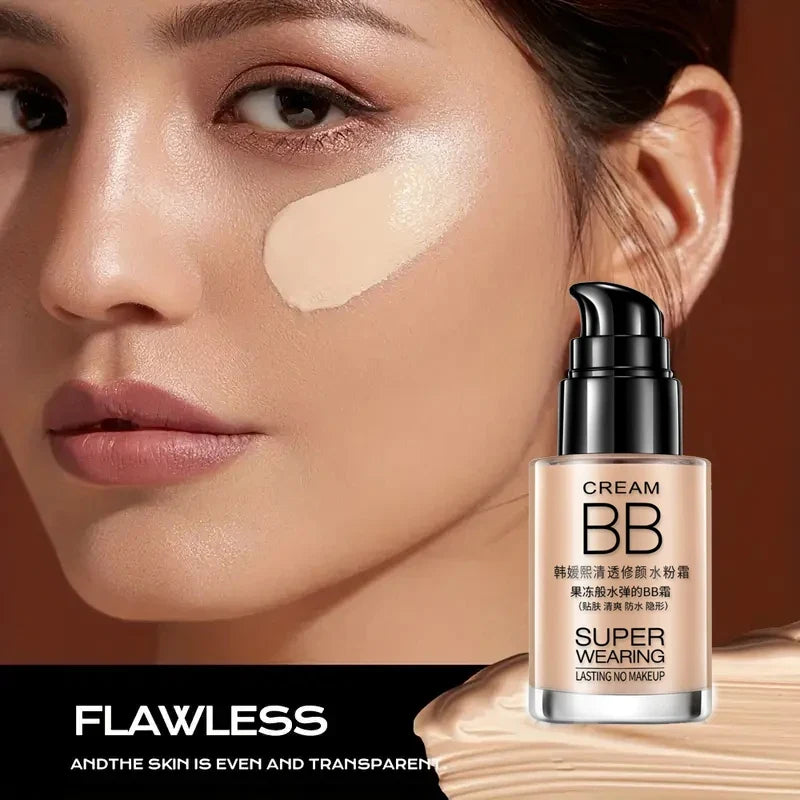 BB Foundation Cream – Moisturizing, Waterproof & Sweat-Proof BB Foundation Cream Qme