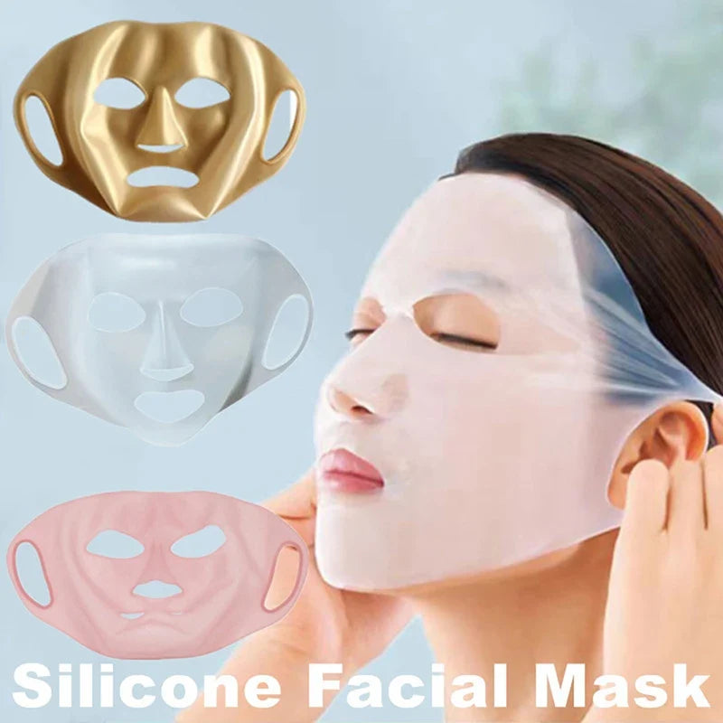 Reusable Silicone Face Mask Cover | Hanging Ear Design Silicone Face Mask Cover Qme