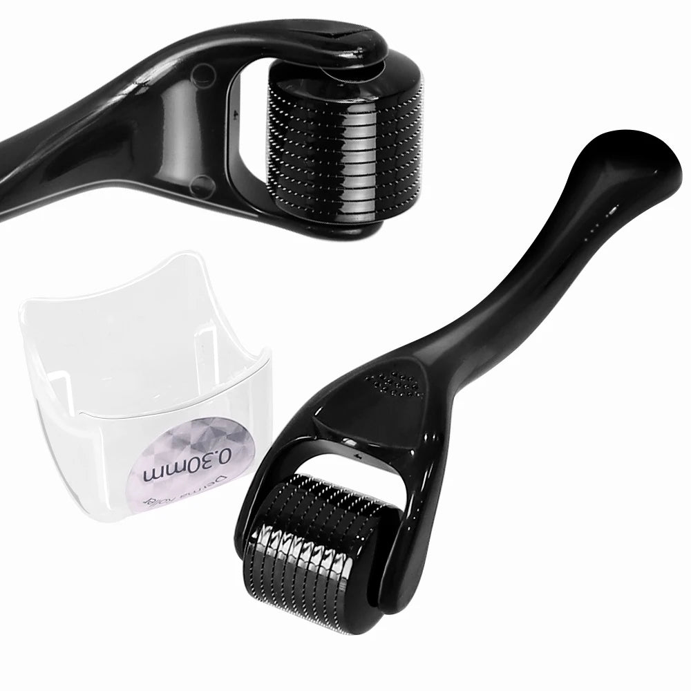 DRS 540 Titanium Derma Roller – Face, Scalp & Beard Microneedle Derma Roller Qst