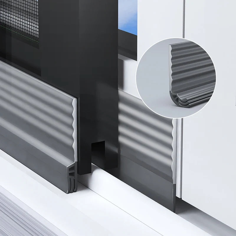 Self-Adhesive TPE Window Seal Strip – Windproof & Noise Reducing Window Weatherstrip Seal Qme