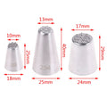 Grass & Petal Cake Piping Nozzles – Stainless Steel Icing Tips Cake Piping Nozzles Qme 1 set