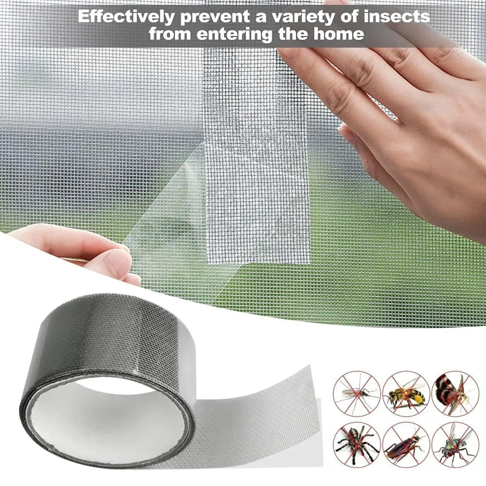 2M Waterproof Window & Door Screen Repair Tape – Fiberglass Screen Repair Tape Qme