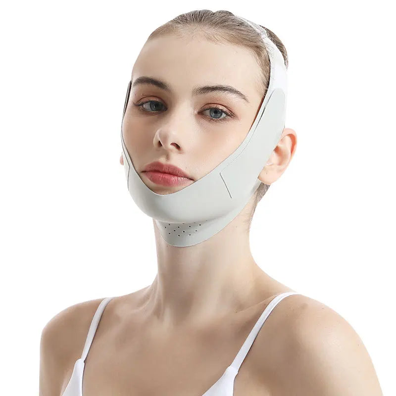 V Line Face Slimming Bandage – Chin & Cheek Lifting Strap Facial Shaping Bandage Qme Green China Mainland