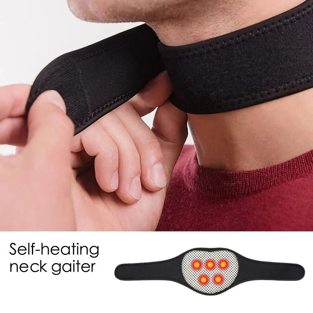 Magnetic Self-Heating Neck Support Brace | 5, 7 or 9 Magnets Neck Support Brace Qme