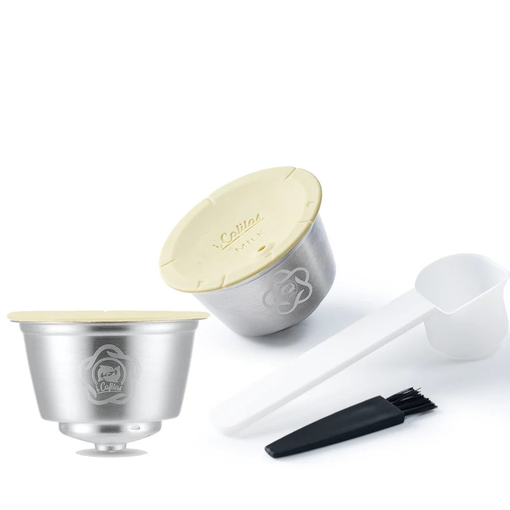 Reusable Stainless Steel Coffee Capsules for Dolce Gusto Reusable Coffee Capsules Qst 2MILK